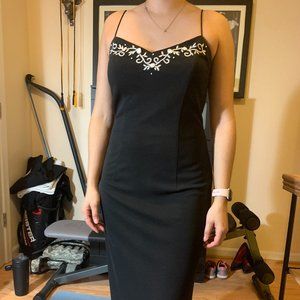 DJ Nights by Laura Ryner B&W Formal Dress